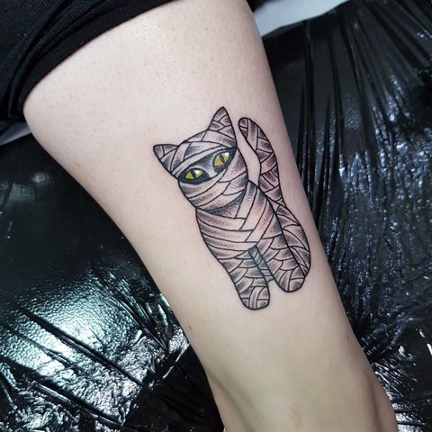 Signification du tatouage de chat pour filles et hommes, chats égyptiens, sphinx, tête de chat, noir, ailes, pattes