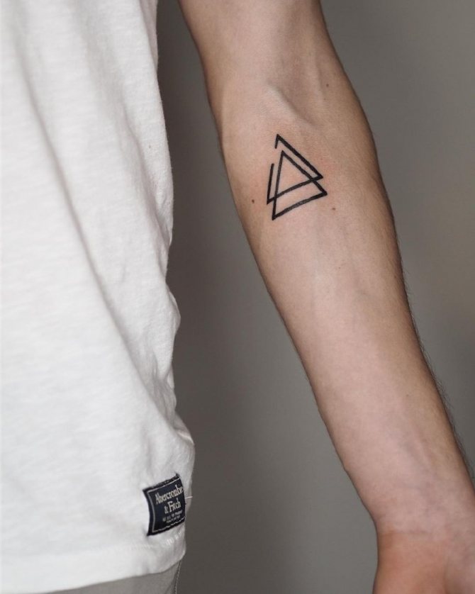 signification du tatouage triangle