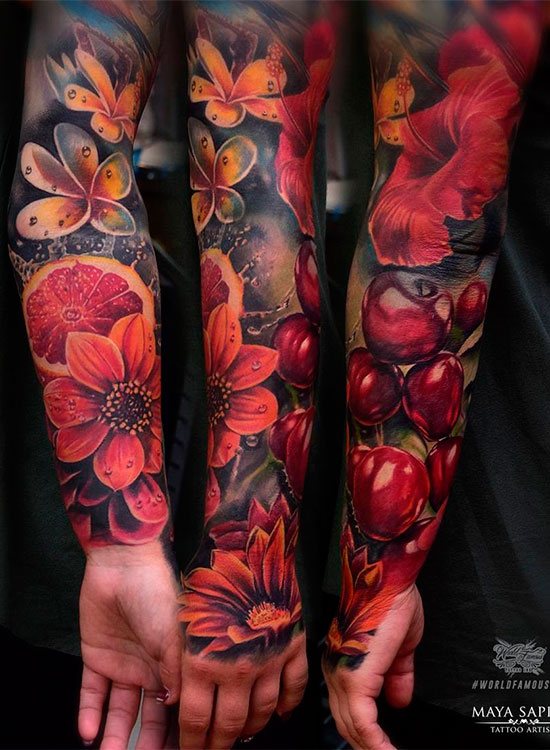 Signification des tatouages de fleurs