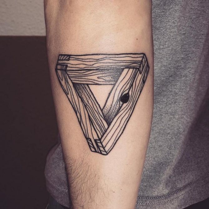 signification du tatouage du triangle