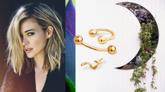 Bijoux en or pour le piercing